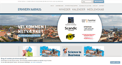 Desktop Screenshot of erhvervaarhus.dk